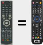 Mando a distancia sustituto de 043A55656W121