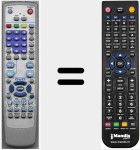 Comandament a distància substitut de LCD19N6DVD