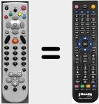 Replacement remote control for RCX180