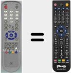 Replacement remote control for RC2000