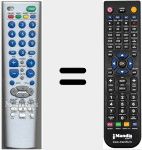 Comandament a distància substitut de RC403