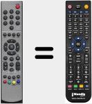 Mando a distancia sustituto de RC371