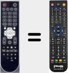 Mando a distancia sustituto de RCRE212701SPVR