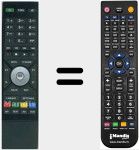 Mando a distancia sustituto de RTI95320500T2HDUK