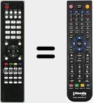 Replacement remote control for RCF301