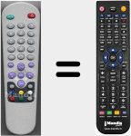 Comandament a distància substitut de DVB1000S