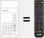 Comandament a distància substitut de TC104