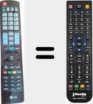 Replacement remote control for AKB73275613