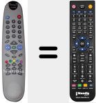 Replacement remote control for IG9187F