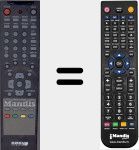 Replacement remote control for ETL071-32HD