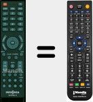 Mando a distancia sustituto de NS-RC02A-12