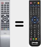 Mando a distancia sustituto de LCD-TC RC-E22