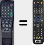 Mando a distancia sustituto de 020T