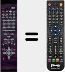 Replacement remote control for Listo001