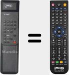 Replacement remote control for IR8 (ID00IR8)