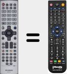 Comandament a distància substitut de RC003 (RP5732TE)