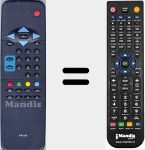 Comandament a distància substitut de Quelle003