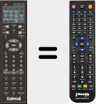 Replacement remote control for 198DIVXTDT