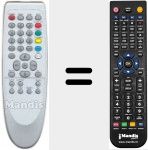 Replacement remote control for M362 (35884520)
