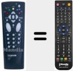 Replacement remote control for HRC 102 (36142890)