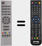 Replacement remote control for RC1241 (30043377)