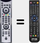 Comandament a distància substitut de LCD3051TS