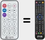 Mando a distancia sustituto de REMCON1602