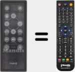 Mando a distancia sustituto de WIS026