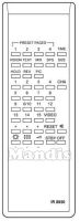 Original remote control REDIFFUSION 04858