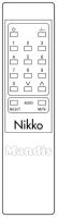 Original remote control NIKKO SAT 16 TASTI