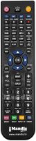 Replacement remote control Saba HVS57377