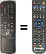 Replacement remote control DVD200