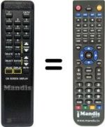 Replacement remote control JERROLD001