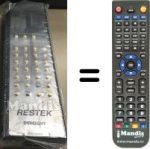 Replacement remote control RESTEK Fabel