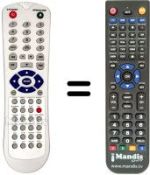 Replacement remote control THINK XTRA REMCON240