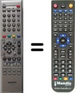 Replacement remote control Sanyo SEC3476