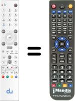 Replacement remote control WHV15833W