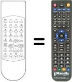 Replacement remote control ECO LINE EC 55-303