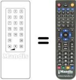 Replacement remote control ROSNER DCS 450 VR