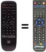 Replacement remote control Kiss 1302 S