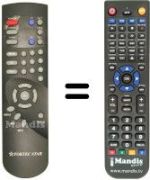Replacement remote control Fortec Star 5400