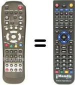 Replacement remote control SAT 5900
