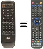 Replacement remote control TPROGRESS ACM 1030