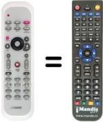 Replacement remote control GOM MEDIACENTER