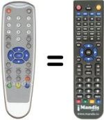 Replacement remote control SHADOW DTR 325