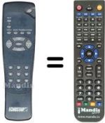 Replacement remote control STARLAND ST 135-1