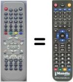Mando a distancia equivalente HVS54801