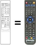 Replacement remote control 04.12.135