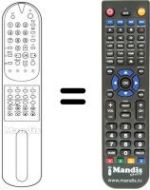 Replacement remote control 105-212J