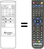 Replacement remote control 14-3601